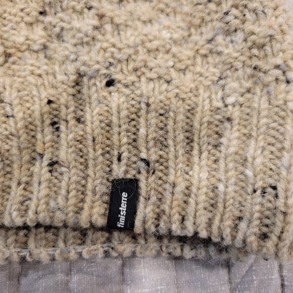 Finisterre Westray Crew Sweater, Large, Shale/Lt Brown - Picture 3 of 8